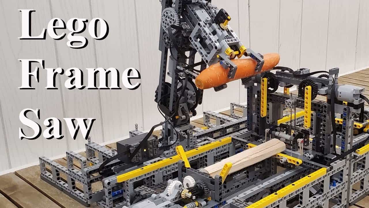 Labora kadrosegilo konstruita el Lego