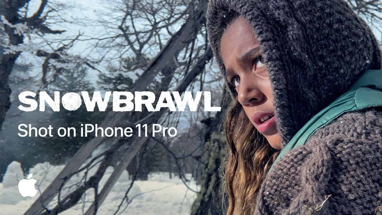 Snowbrawl: Direktoro de John Wick filmas epikan neĝbatalon tute sur la iPhono