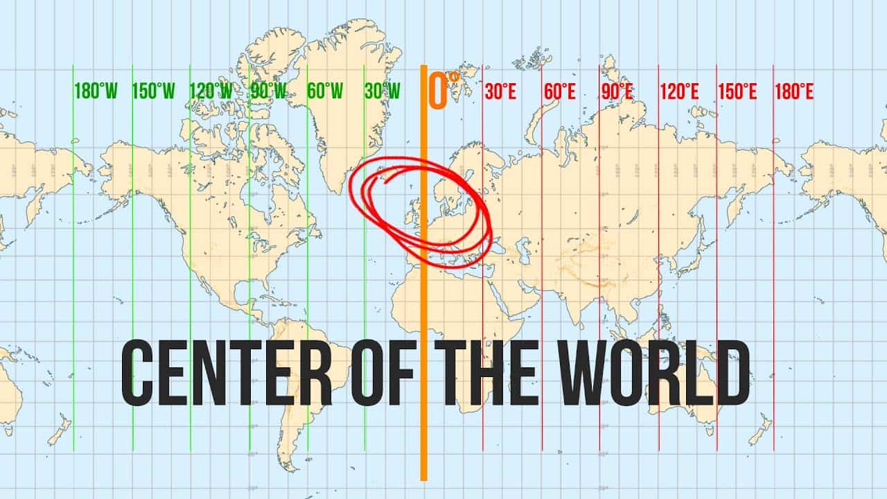 Wieso ist England eigentlich Mittelpunkt der Weltkarte?