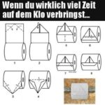 Klo-rigami: Gegen zu viel Zeit auf dem Klo