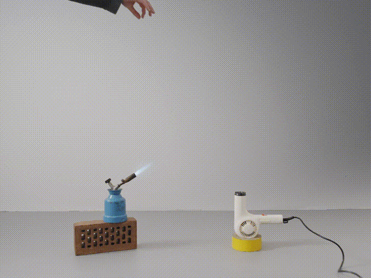 Selbstgemachte Popcornmaschine