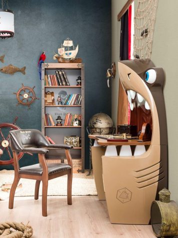 Cilek Pirate Shark Desk: Hai-Schreibtisch, nicht nur fürs Kinderzimmer