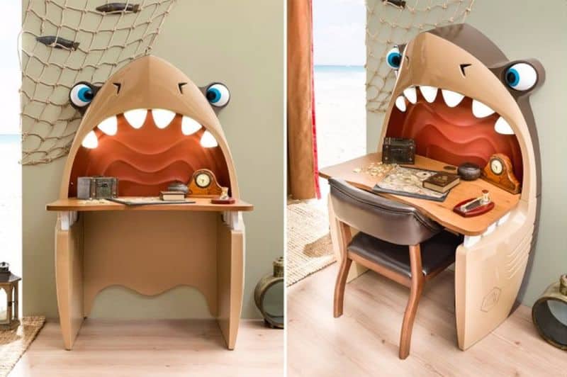 Cilek Pirate Shark Desk: Hai-Schreibtisch, nicht nur fürs Kinderzimmer ...