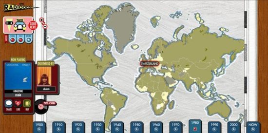 Online Radio spielt Musik aus allen Dekaden ab 1900 und aus jedem Land der Welt