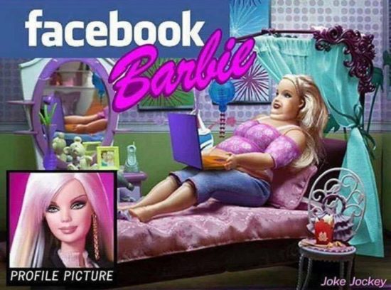 Facebook Barbie