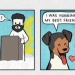 Ein Hund im Himmel