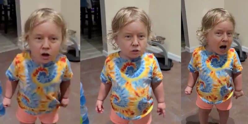 Trump faced baby