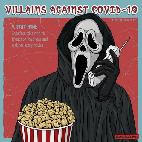 Ghostface against COVID-19