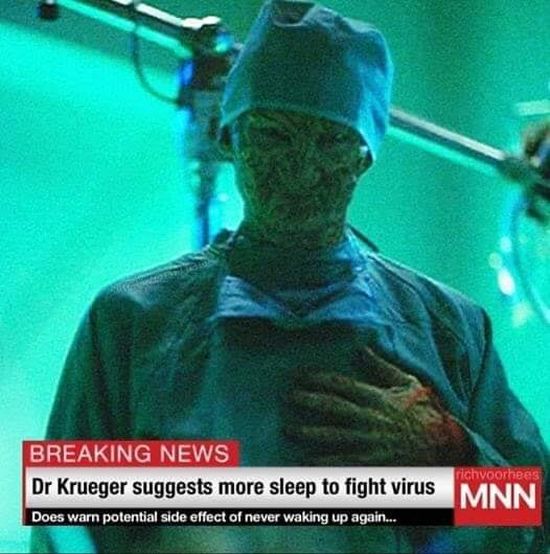 Mais sono para combater o vírus