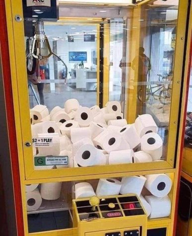 Der Klopapier Greifautomat für die zweite Corona-Welle