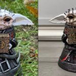 Baby Yoda as Pinhead