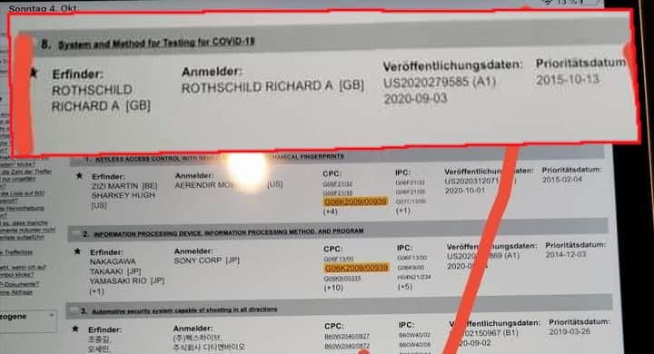 Schon 2015 wurde das Patent für die Covid-19 Tests angemeldet