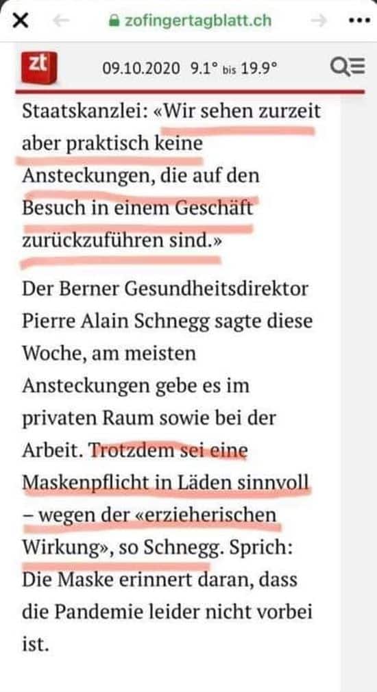 Warum tatsächlich eine "Alltags-"-Maske getragen werden muss