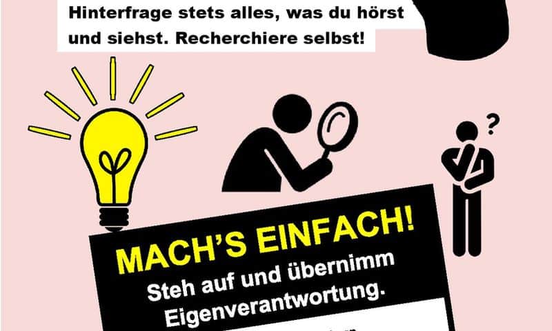 MACH'S EINFACH! - Steh auf und übernimm Eigenverantwortung!