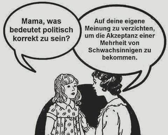 Was es bedeutet politisch korrekt zu sein
