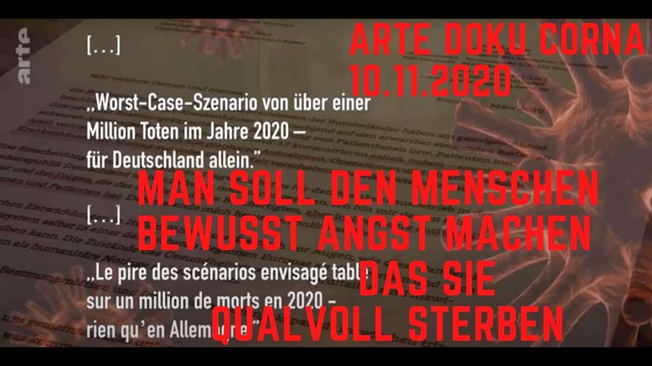 Corona: Sicherheit kontra Freiheit – Arte Doku zeigt, man will den Menschen bewusst Angst machen