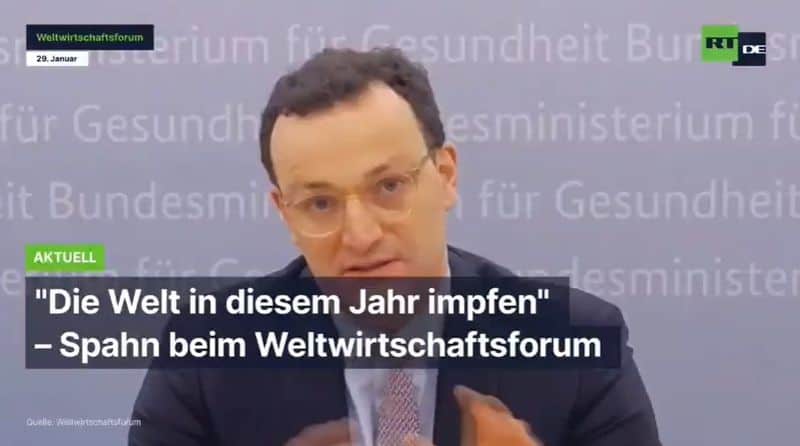 Jens Spahn spricht beim World Economic Forum bereits von der nächsten Pandemie