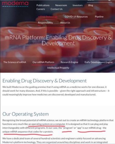 Bei de mRNA-Impfung handelt es sich um ein Betriebssystem