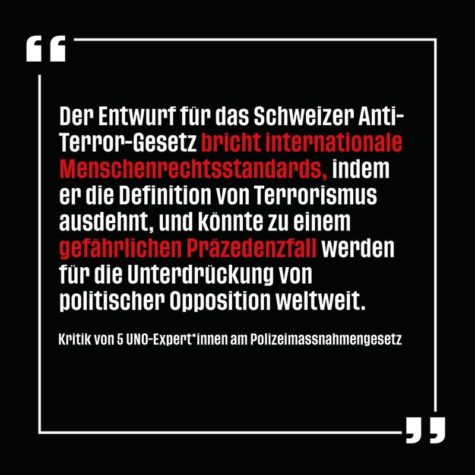Abschaffung der Unschuldsvermutung - An­griff auf die Kin­der­rech­te - Ge­fähr­dung der De­mo­kra­tie - Steil­pass für Au­to­ri­tä­re Re­gime