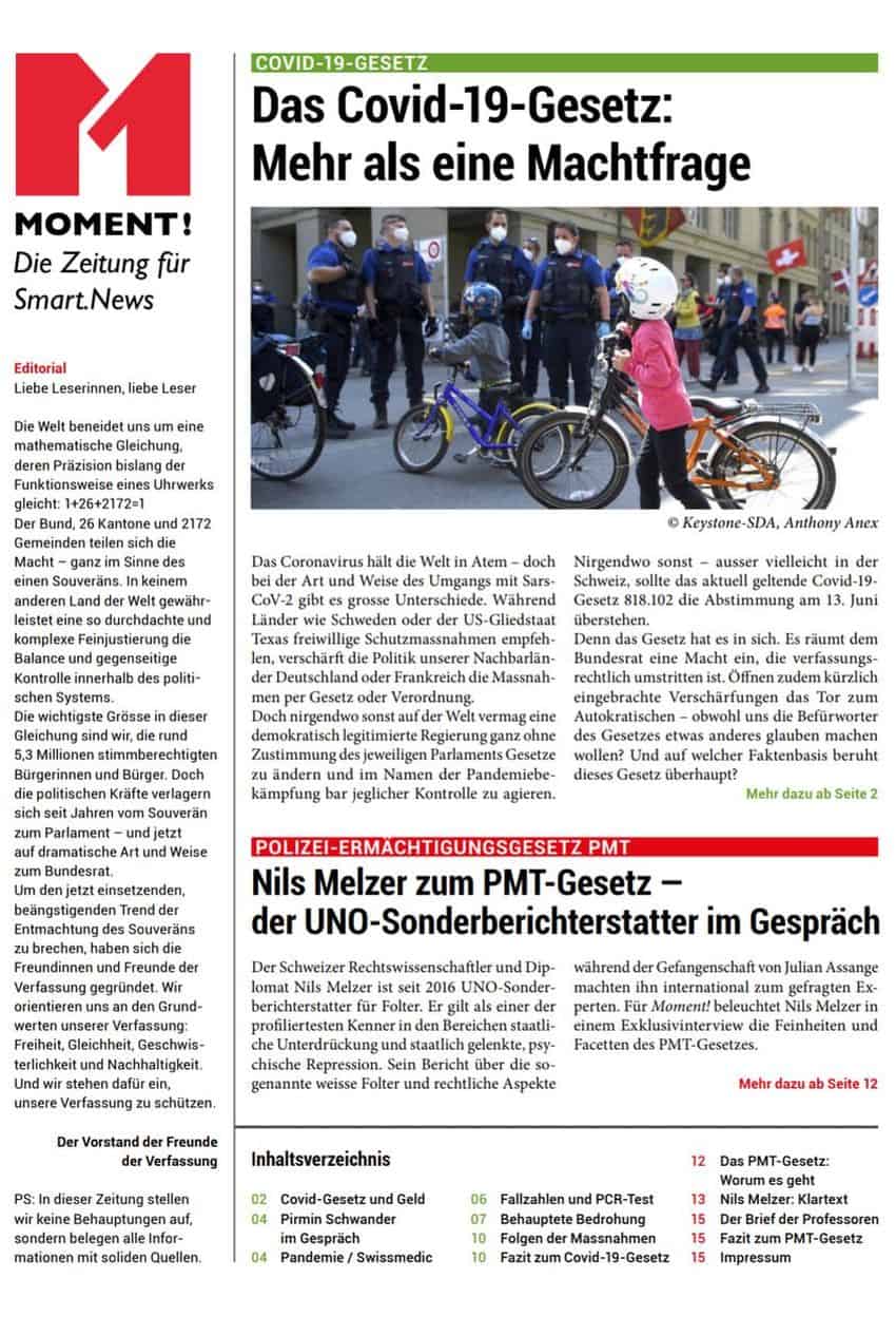 Das Covid-19-Gesetz und Polizei-Ermächtigungsgesetz PMT: Mehr als eine Machtfrage