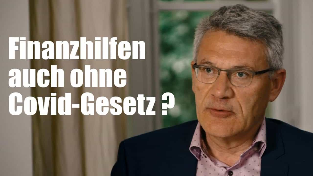 Nationalrat Pirmin Schwander: Finanzhilfen gibt es auch ohne das Covid-Gesetz