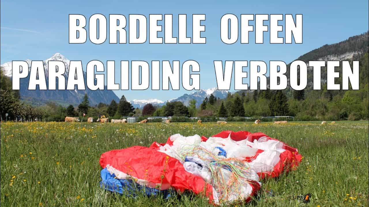 Brothels open - paragliding prohibited
