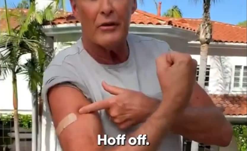 Hoff off! Wie es David Hasselhoff nach der Impfung erging