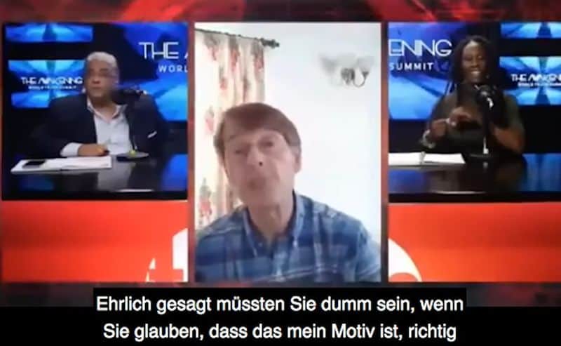 Ex-Pfizer-CEO platzt im Live-Interview der Kragen: «Fickt euch!»