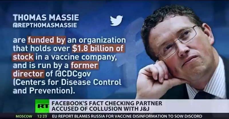 Facebook: Faktaj kontroliloj estas financataj de vakcinaj kompanioj