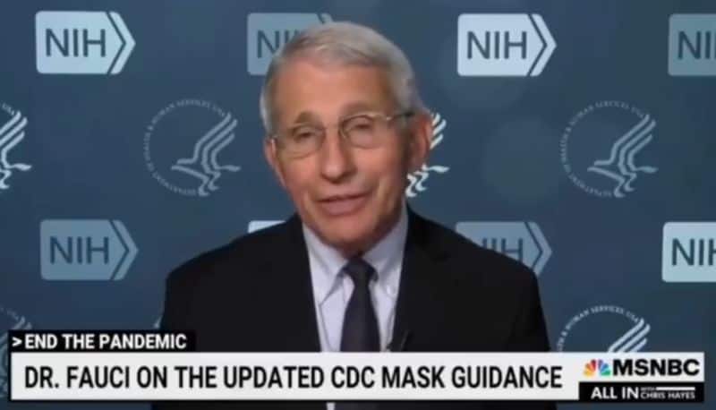The Godfather of Pandemic himself Dr. Fauci zur Aktualisierung der CDC-Masken-Leitfaden