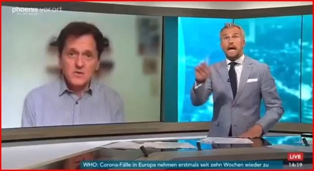 Wenn das Interview mit dem Virologe mal nicht nach Drehbuch läuft