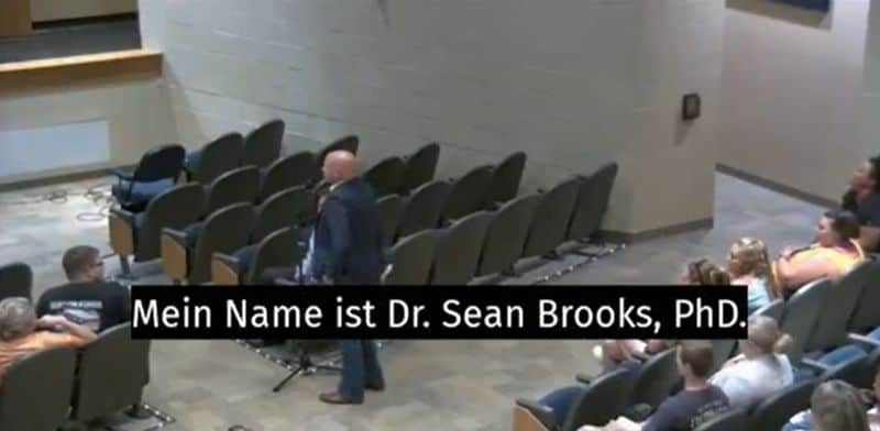 Dr. Sean Brooks in a hearing about what happens soon