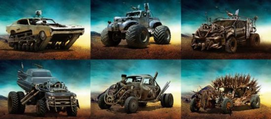 Vognene fra "Mad Max: Fury Road" blir auksjonert
