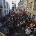 Grossartiger Eindruck der Demo gegen das Covid-Zertifikat mit Drum and Pipe for Freedom