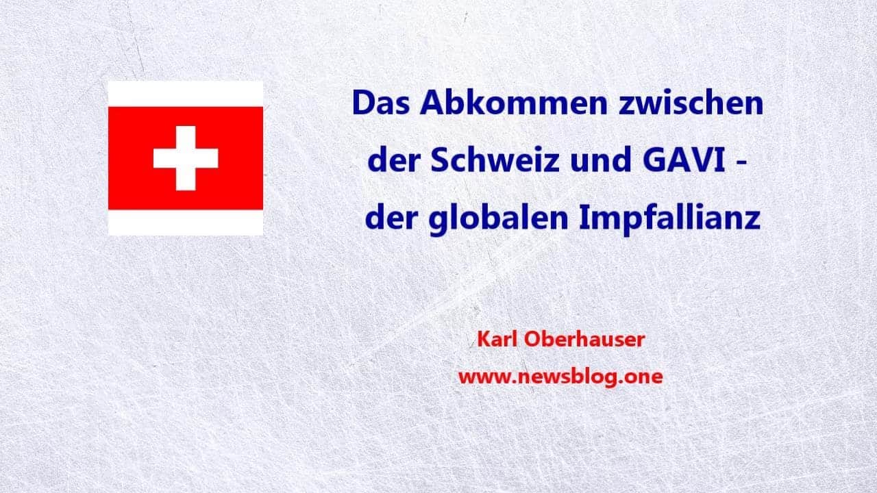 Brisant: Das Abkommen zwischen der Schweiz und der globalen Impfallianz GAVI