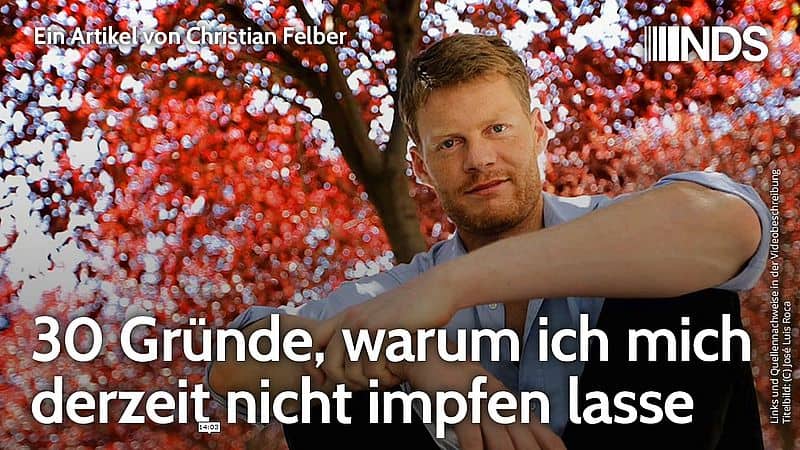 30 Gründe, warum ich mich derzeit nicht impfen lasse