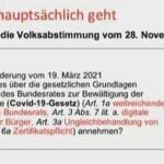 Wie wir vom Bundesrat zur Abstimmung Covid-19 Gesetz hinters Licht geführt werden