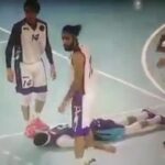 Basketball ist so ein gefährlicher Sport!