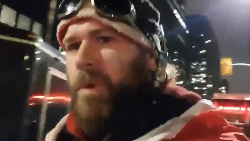 Trucker in Ottawa bringt alles auf den Punkt