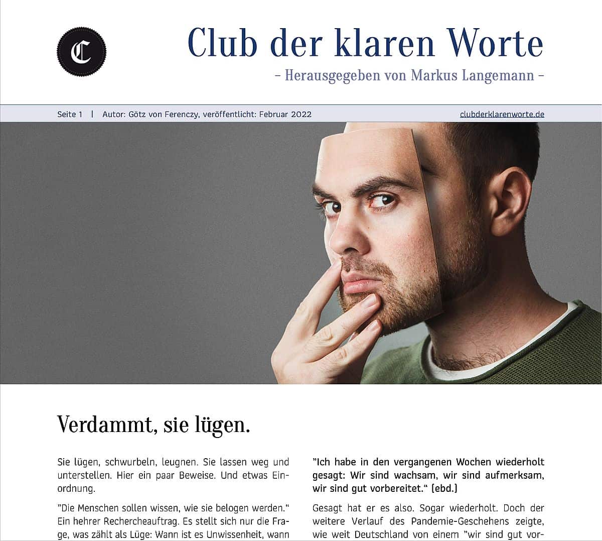 Verdammt, sie lügen