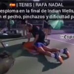 Rafael Nadal bricht auf dem Platz zusammen. Herzschmerzen, Stiche, kann nicht atmen