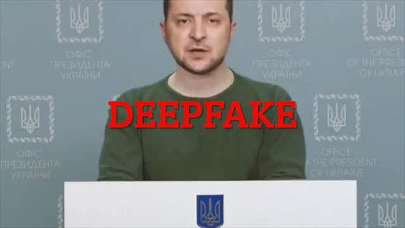 Kapitulation der Ukraine – Wolodymyr Selenskyj Deepfake