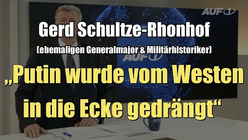 Gerd Schultze-Rhonhof: „Putin wurde vom Westen in die Ecke gedrängt“ (28.03.2022)