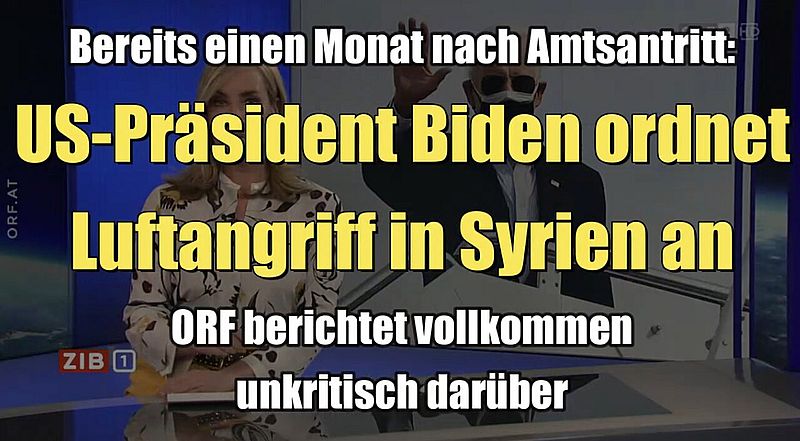 US-Präsident Biden ordnet Luftangriff in Syrien an (ZIB 1 I 26.02.2021)