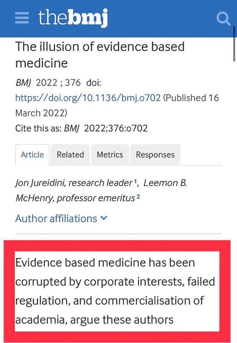 Vernichtendes Fazit im hoch renommierten British Journal of Medicine nach zwei Jahren Wissenschaftsversagen