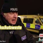 Boris Johnson: Nosi kamizelkę ochronną podczas nalotu narkotykowego, ale bez niej podczas wojny