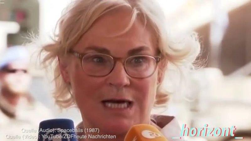 Lambrecht bei der Arbeit