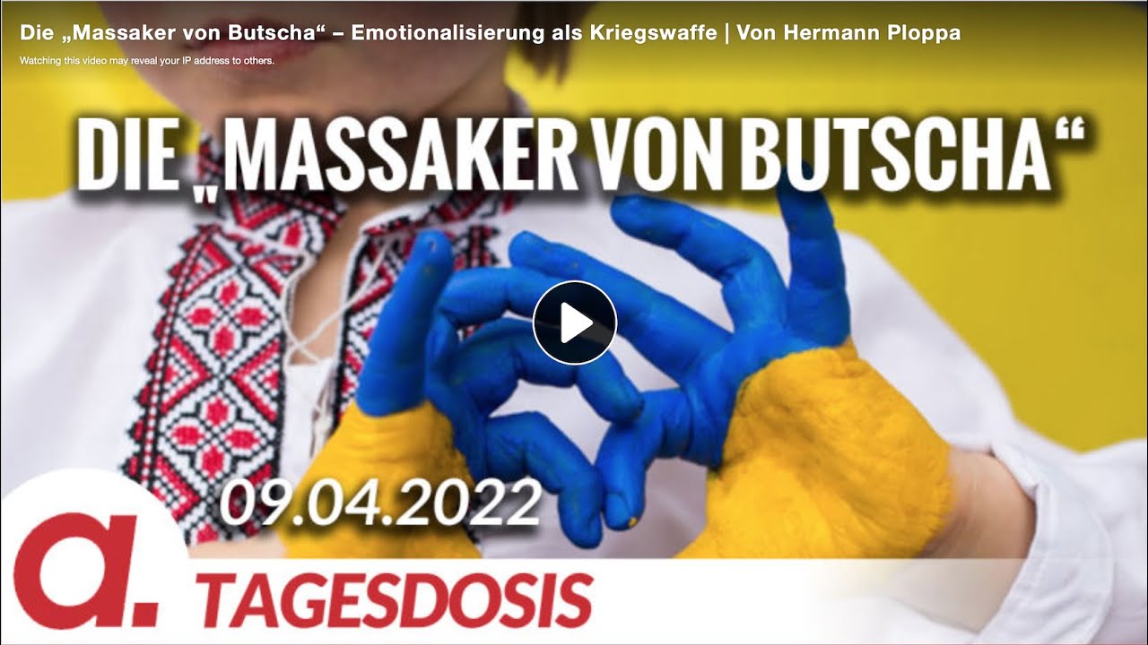 Massaker von Butscha – Emotionalisierung als Kriegswaffe