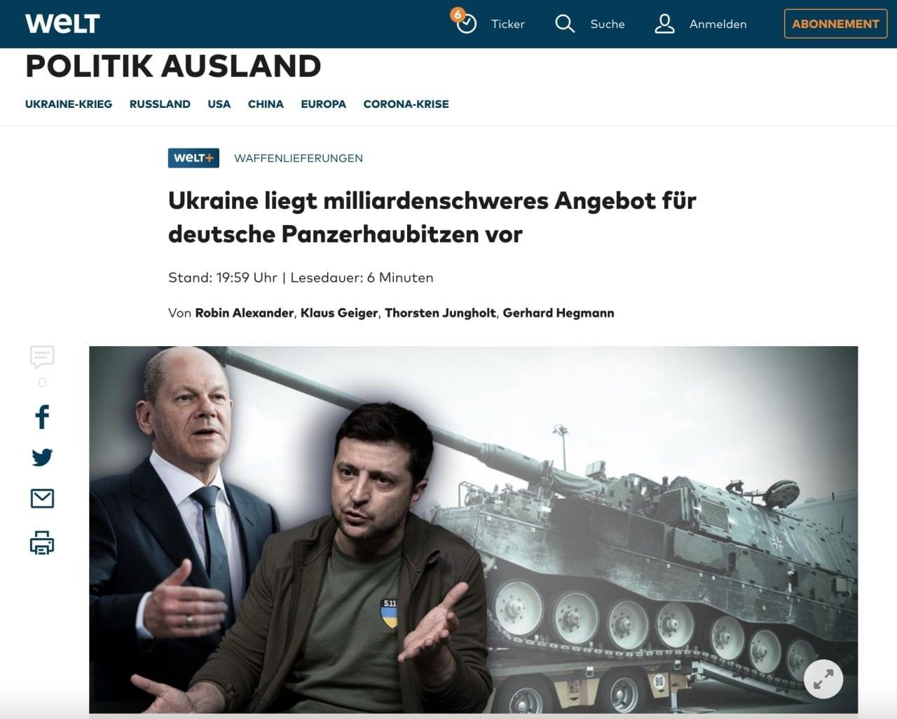 Ukraine: Wohin gehen die Hunderte von Millionen Dollar an Hilfsgeldern? Milliarden für deutsche Panzer