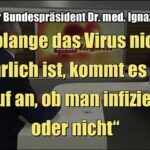 Schweizer Bundespräsident Dr. med. Ignazio Cassis zeigt sich gegenüber Omikron gelassen (17.03.2022)
